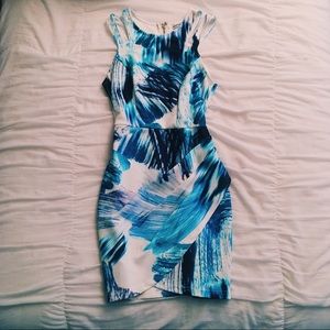 PEPPERMAYO patterned bodycon dress